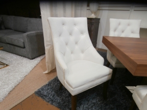 S/6 Tufted Dining Chairs