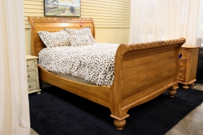 American Signature Sleigh Queen Bed