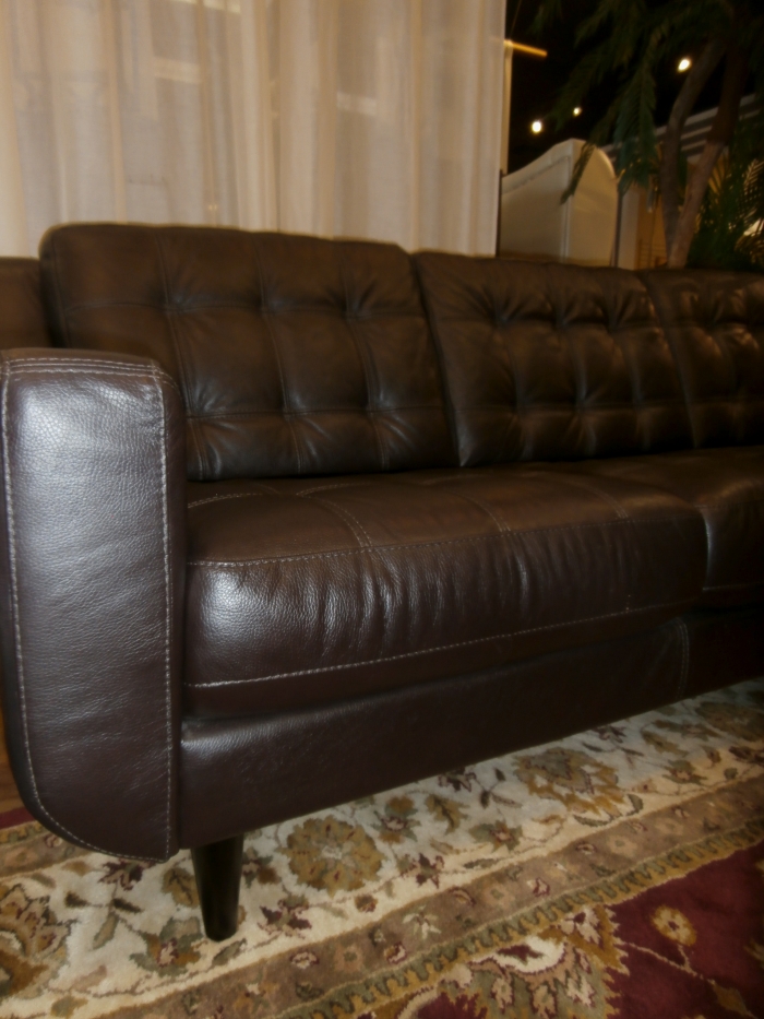 Haverty's Leather Sofa at The Missing Piece
