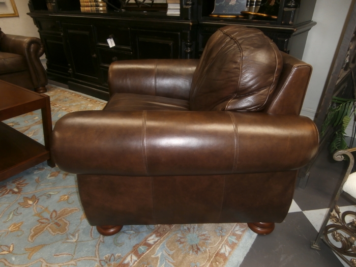 Thomasville Leather Chair At The, Thomasville Leather Couch