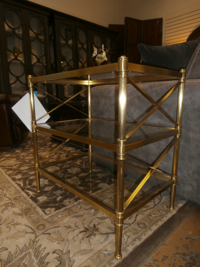 Ethan Allen Glass End Table At The, Ethan Allen Jocelyn End Table