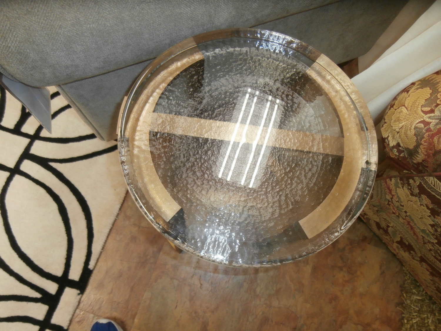 RH Rhys Ice Accent Table at The Missing Piece
