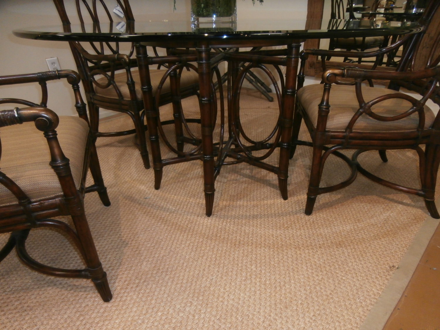 Tommy Bahama Dining Table And 3 Chairs at The Missing Piece