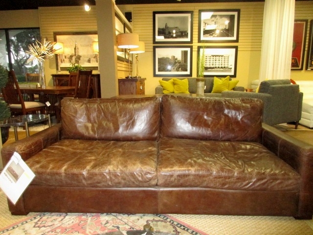 Restoration Hardware Leather Sofa At, Leather Couch Restoration Hardware