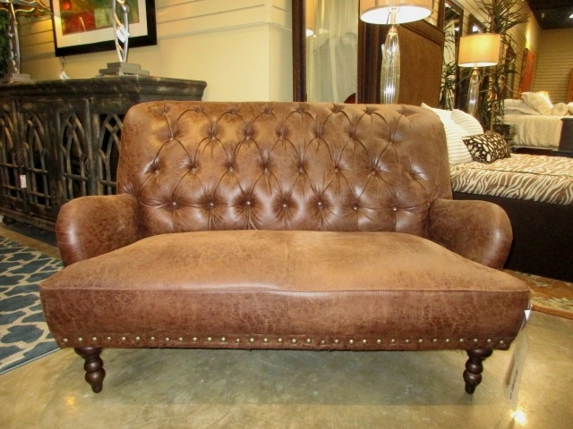 Pier 1 Loveseat At The Missing Piece, Pier One Leather Sofa