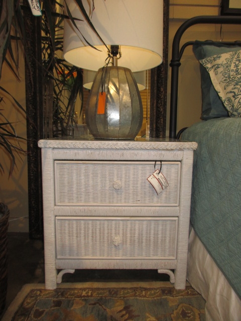 Lexington Wicker Nightstand At The Missing Piece
