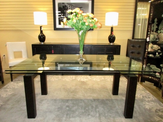 Scan Design Glass Table at The Missing Piece