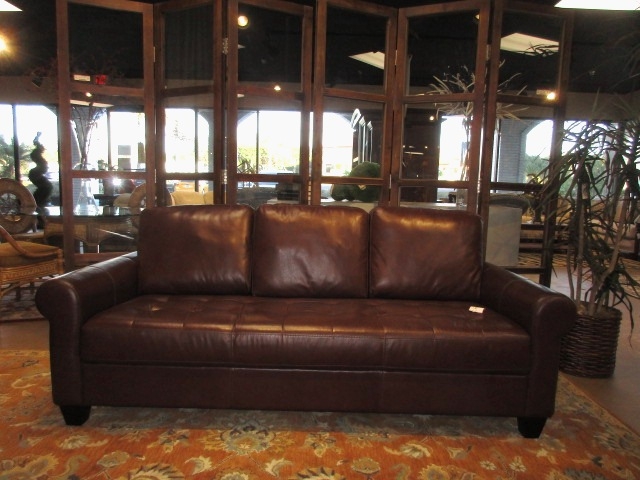 macys leather sofa tufted