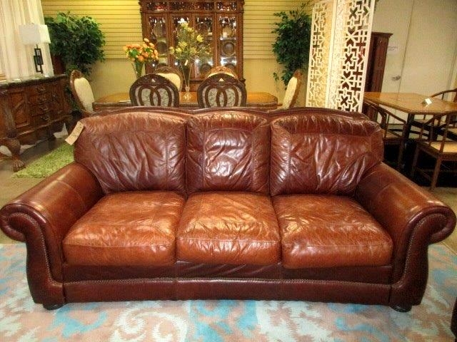 Havertys Leather Sofa At The Missing Piece, Leather Sofa Tampa Fl