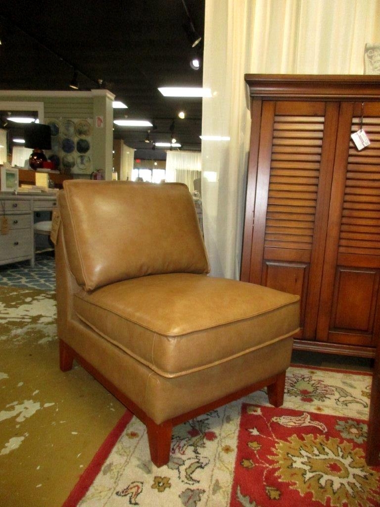 Leather Italia Newport Armless Chair at The Missing Piece