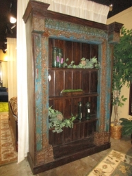 Temple Door Bookcase