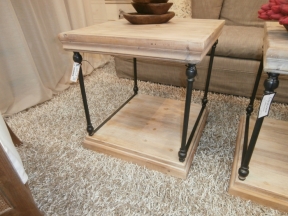  Shelf Fir End Table