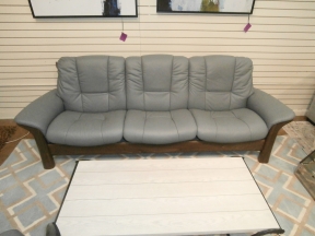 Ekornes Stressless Reclining Leather Sofa