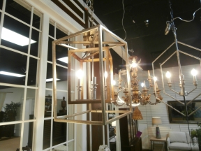 Gold Metal Chandelier