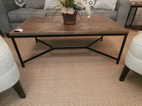 Wood/Metal Coffee Table