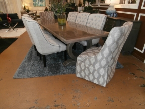 Century Chaddock Dr Table/8 Jessica Charles Chairs