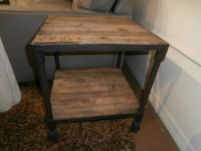 RH Industrial Dutch End Table