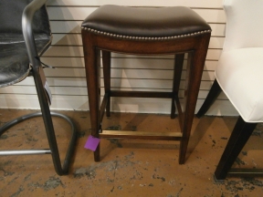 S/4 Woodbridge Saddle Seat Barstool