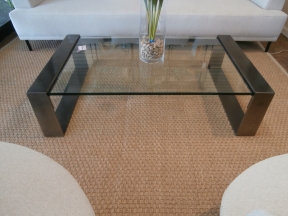 RH Lucida Glass Coffee Table