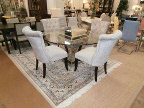 Pier 1 Glass Dr Table/4 Chairs