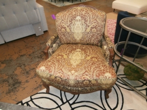 Hickory White Bergere Chair