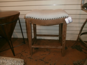 S/3 Gabby Saddle Seat Barstools