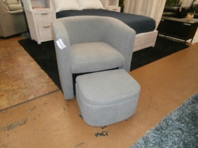 Colamy Chair/Storage Ottoman