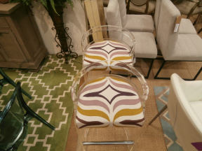 S/2 Lion In Frost Bar Stools