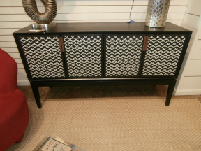 Arhaus Bone Inlay Scale Cabinet