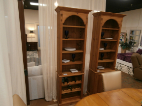 Pine Bookcase/Wine Rack