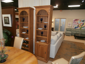 Pine Bookcase/Wine Rack