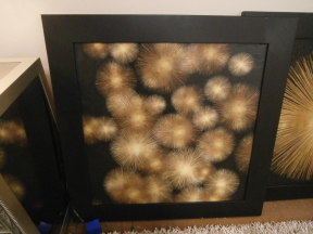 Framed Abstract Sunburst