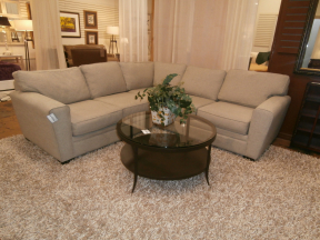 Transitional 2 PC Sectional