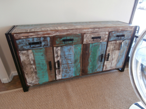 Reclaimed 4Door/4Drwr Cabinet