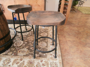 Travis Counter Saddle Stool