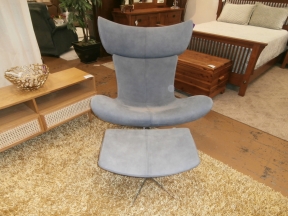 Bo Concept Imola Chair & Ottoman