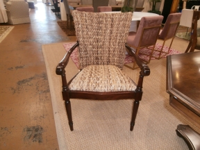S/2 Furniture Classic Woven Chairs 