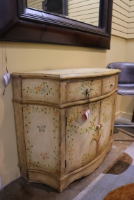 Butterfly Painted Cabinet