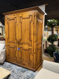 Large Rustic Media Cabinet