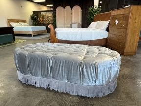 Tufted Jeweled Ottoman