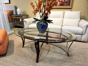 Glass/Metal Coffee Table