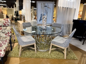 Caracole Table w/4 Essentials for Living Chairs