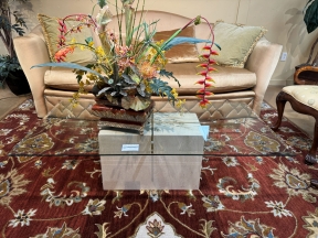 Glass Top Coffee Table