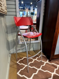 S/4 Calligaris Leather Barstools