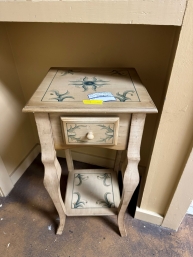 Painted 1 Drwr Accent Table