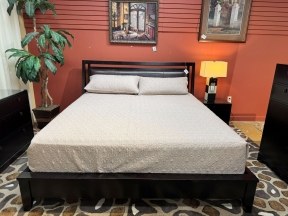 Crate & Barrel Ferris King Bed