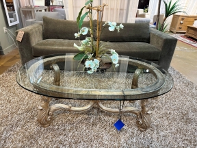 Robb & Stucky Glass Coffee Table