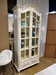 Italian Made Glass Front Cabinet