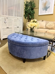 Adeco Tufted Ottoman