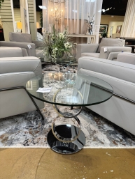 Scan Design Glass End Table